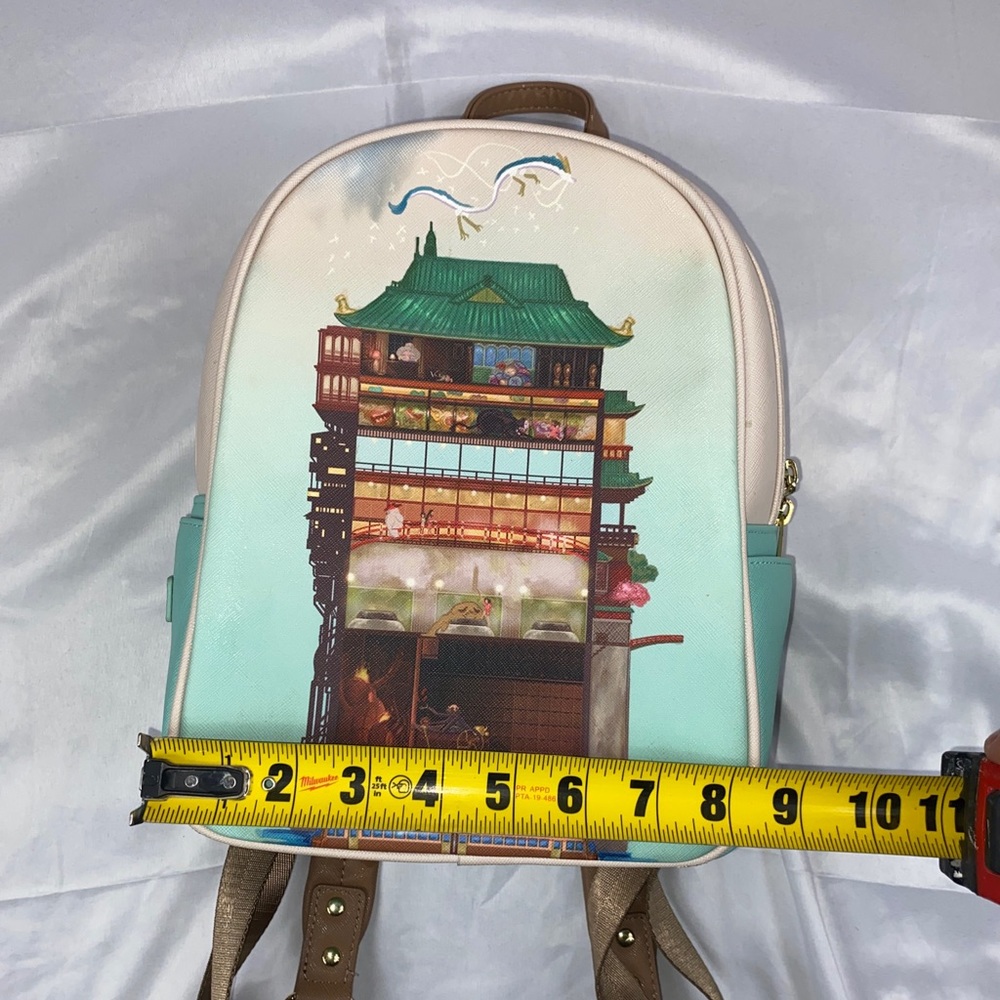 Loungefly Studio Ghibli Spirited Away Bathhouse Mini Backpack Haku Chihiro - Picture 2 of 16